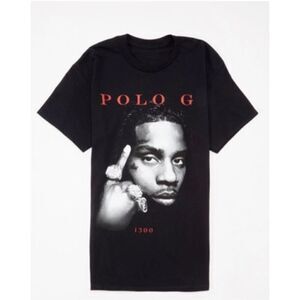 Polo G 1300 rapper music‎ merch T-shirt - Men X-Large- NWT